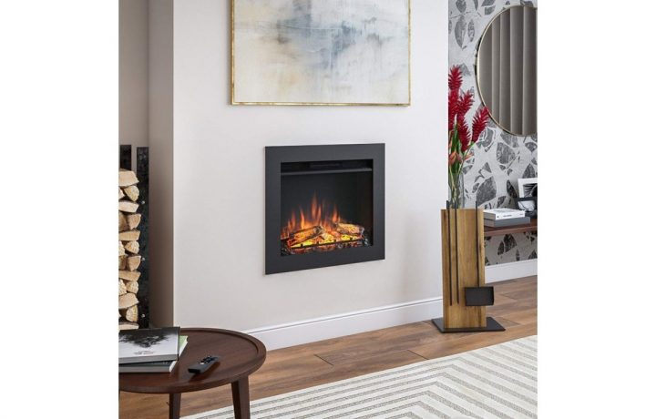 Foyer Cheminée Électrique Insert Encastrable 60X50Cm Tagu tout Cheminée Encastrable