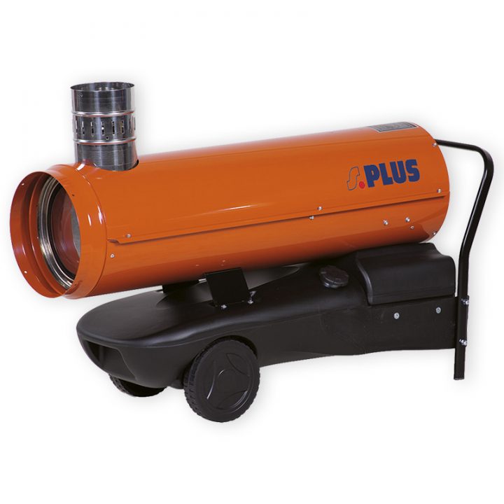 Générateur Air Chaud Fioul À Cheminée -Splus -Chauffage Mobile encequiconcerne Extracteur Air Chaud Cheminée