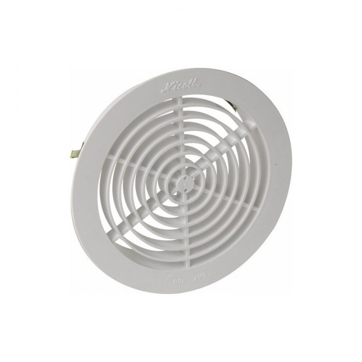 Grille D'Aération Pour Tube Pvc Tuyau Gaine Ø125 Avec concernant Grille D Aération Pour Cheminée