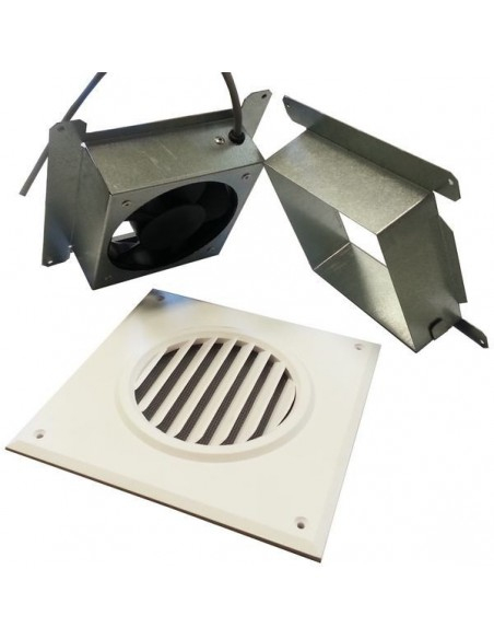 Grille Motorisée 120 M3/H De Récupération De Chaleur Cheminée intérieur Recuperateur Chaleur Cheminée