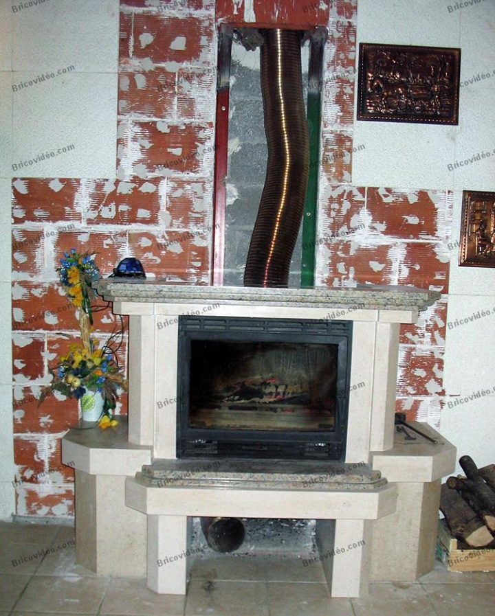 Habiller Un Insert De Chemine. Oui Nous Avons Install serapportantà Habillage Insert Cheminée En Placo