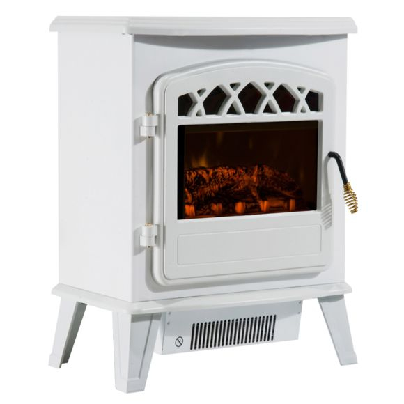 Homcom – Cheminée Électrique Radiateur Imitation Flamme encequiconcerne Radiateur Electrique Cheminée