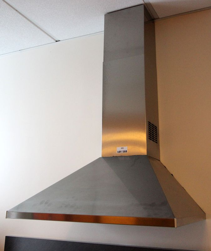 Hotte-Aspirante-Cheminee-En-Inox-Whirpool-Pour-Ikea destiné Hauteur Cheminée