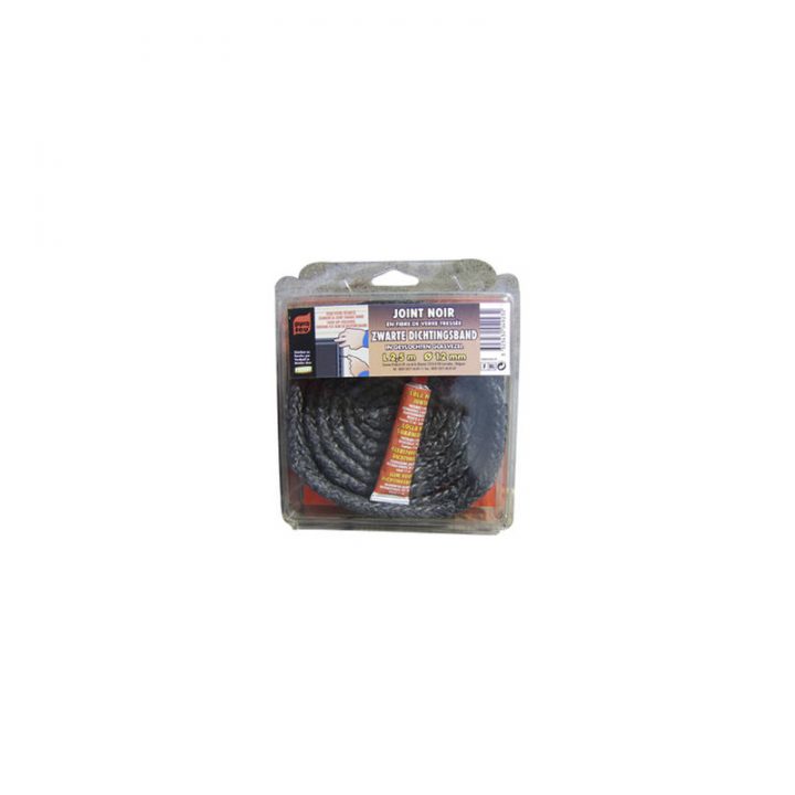 Joint Tressé De Porte D'Insert Ø 12 Mm 2,5 M Pyrofeu serapportantà Joint Insert Cheminée