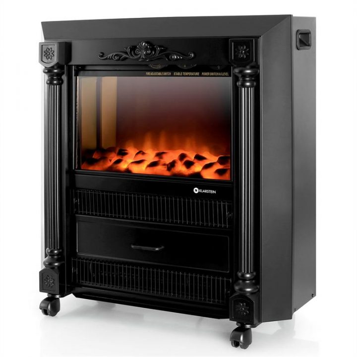 Klarstein Grenoble – Cheminée Électrique Ventilateur Chaud serapportantà Ventilateur Cheminée