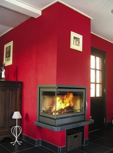 Le Chauffage Au Bois, Les Différents Émetteurs De Chauffage intérieur Clapet Cheminée Foyer Fermé