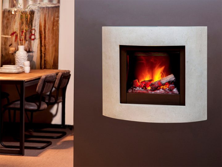 Le Principe De Fonctionnement D'Une Cheminée Électrique intérieur Radiateur Electrique Cheminée