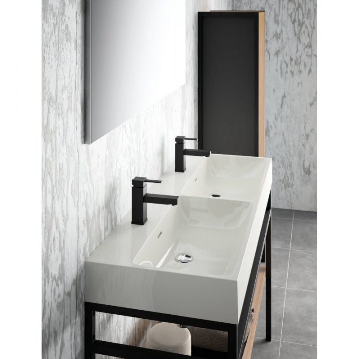 meuble sous vasque avec pied