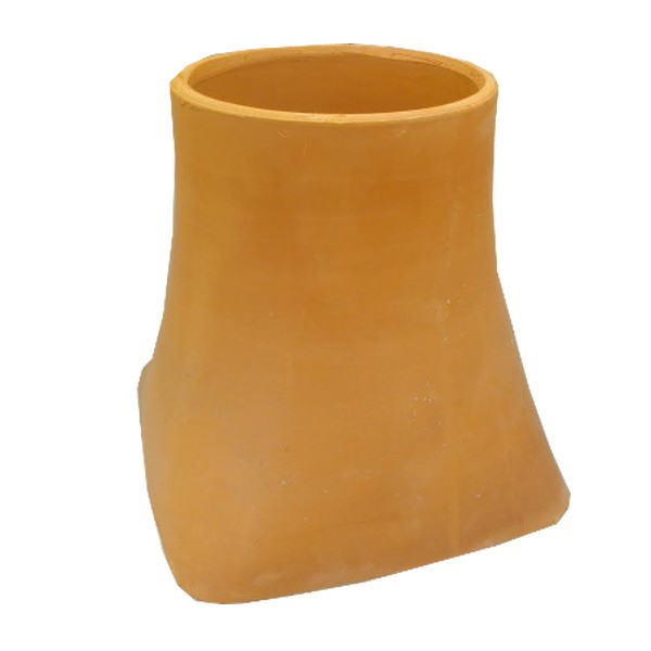 Mitre Embase 25X25 Sortie Diam 20 Cm Haut 33 Cm tout Conduit De Cheminée Terre Cuite