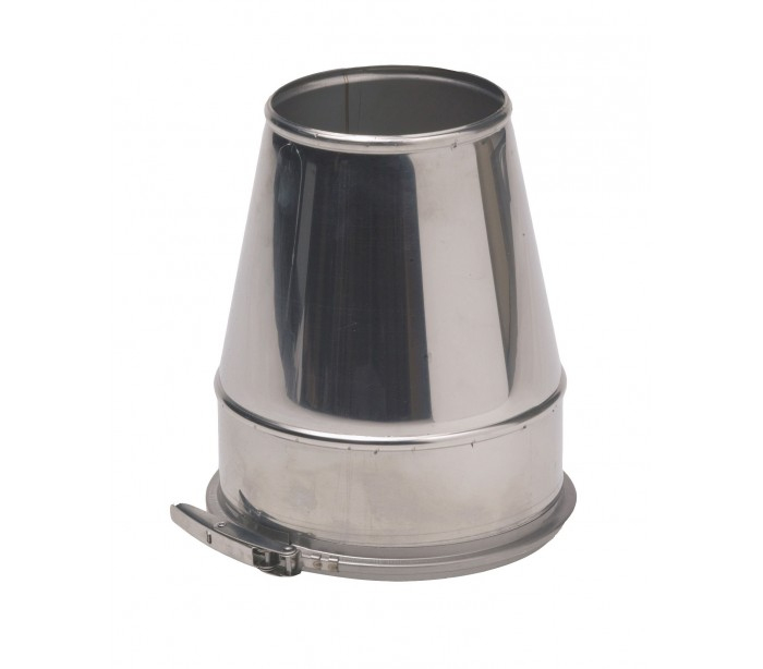 Mitron De Finition Inox Opsinox Pour Poêle À Bois dedans Mitron Cheminée