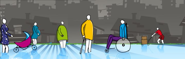 Normes Erp Pour Le Cheminement Extérieur Usuel. pour Norme Pmr Cheminement Exterieur