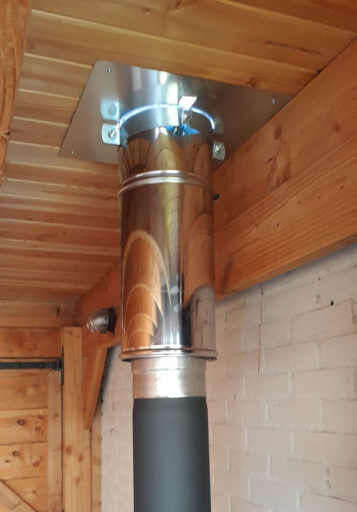 Plaque De Finition À 0° Plancher / Plafond Avec Aération concernant Conduit De Cheminée Inox