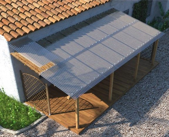 Plaque Ondulée En Polyester 2X0,90 M – Brico Dépôt | Abri tout Plaque Fonte Cheminée Brico Depot