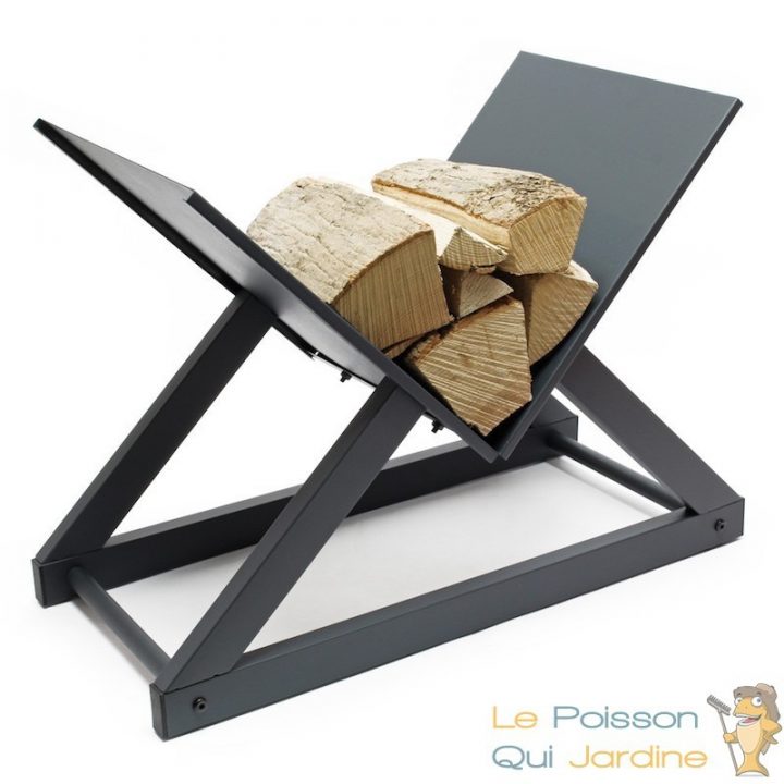 Porte Bûches En Acier Design – Panier Porte Bûches De encequiconcerne Porte Buche Cheminée
