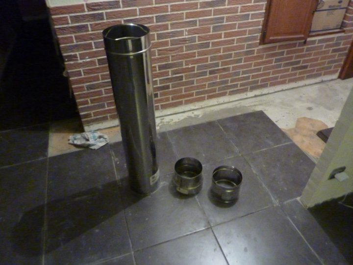 Raccordement Tubage De Cheminée Dans Conduit Déjà encequiconcerne Tube Inox Cheminée Leroy Merlin