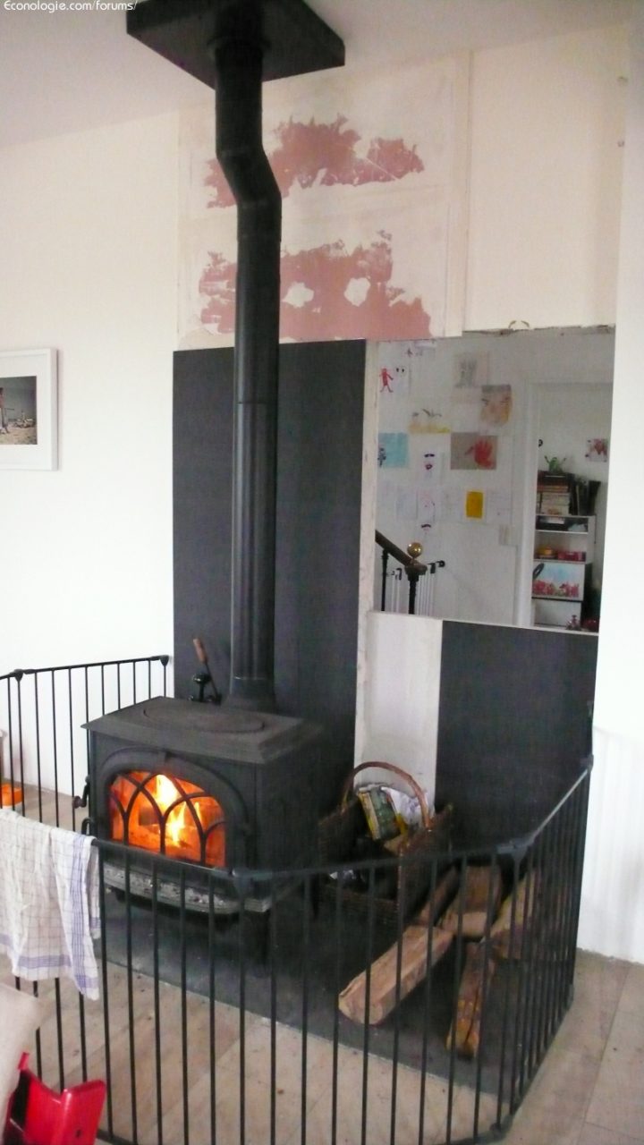 Récupération De Calories Sur Un Poele Au Bois dedans Récupérateur De Chaleur Cheminée