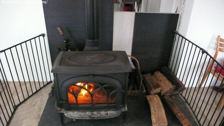 Récupération De Calories Sur Un Poele Au Bois intérieur Récupérateur De Chaleur Cheminée Foyer Fermé