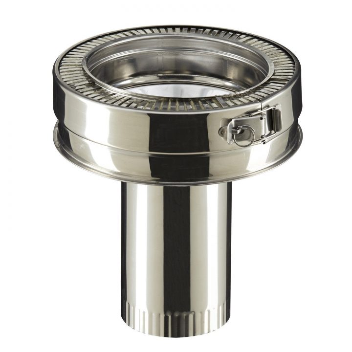 Reduction Conique P150Tz-150Fumem Poujoulat D.150 Mm 23,5 avec Conduit De Cheminée Poujoulat