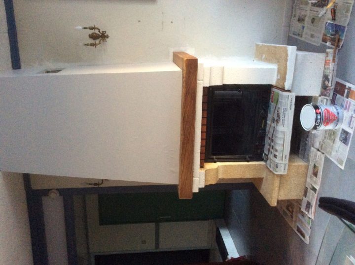 Relooking De Ma Chemine "Rustique" – Le Blog De Nicolepinpin encequiconcerne Relooking Cheminée