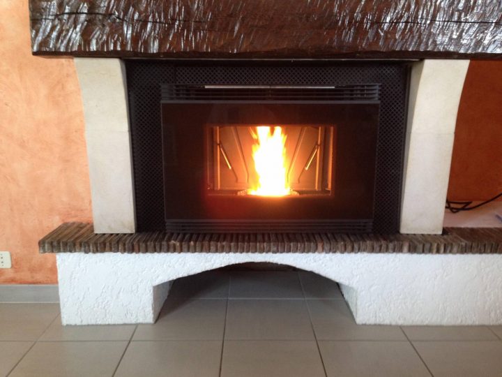 Rénovation Cheminée Insert Granulé Capbreton – Delmarty à Poele A Bois Dans Cheminée