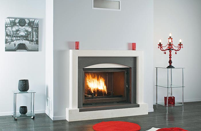 Seguin Super 9 Cast Iron Cheminee Fireplace – Hawkesbury concernant Cheminée Seguin