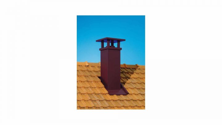 Sortie De Toit Tradinov Rectangulaire Poujoulat À encequiconcerne Tuber Un Conduit De Cheminée Soi Même