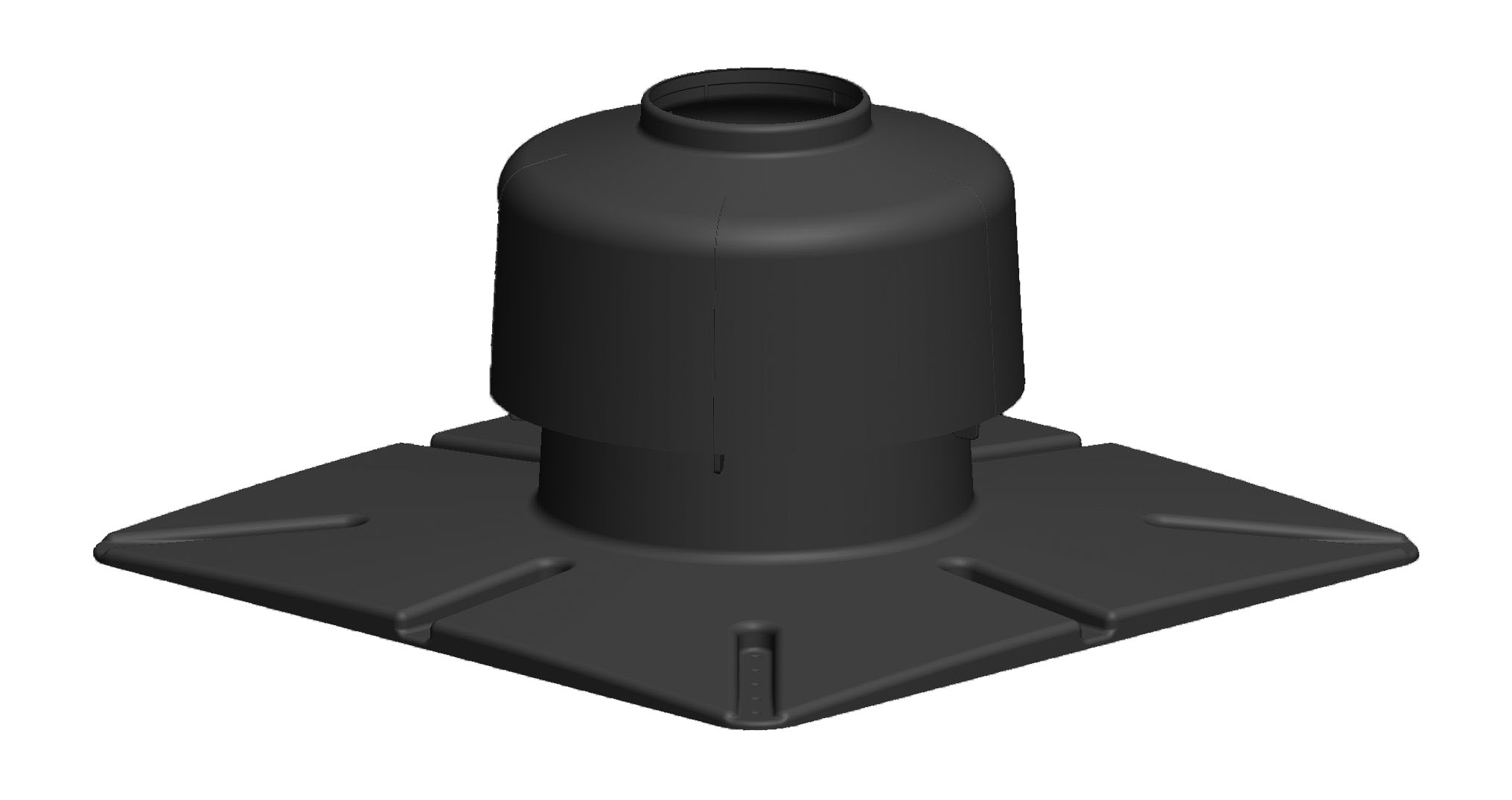 Terminal Avec Plaque D'Étanchéité - Ø110 - Flex-Pps | Jeremias destiné Étanchéité Cheminée