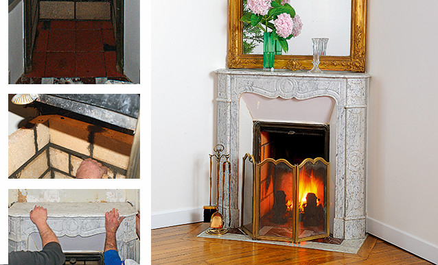 Tutoriel : Comment Rénover Une Cheminée En Marbre tout Manteau De Cheminée Le Bon Coin