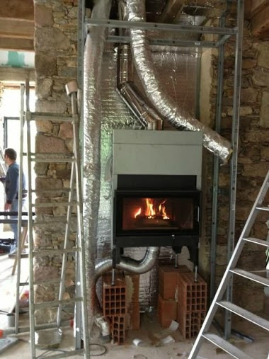 Un Temps À Faire Du Feu ! – Uvesia : Redonner Vie À Une dedans Habillage Cheminée Placo