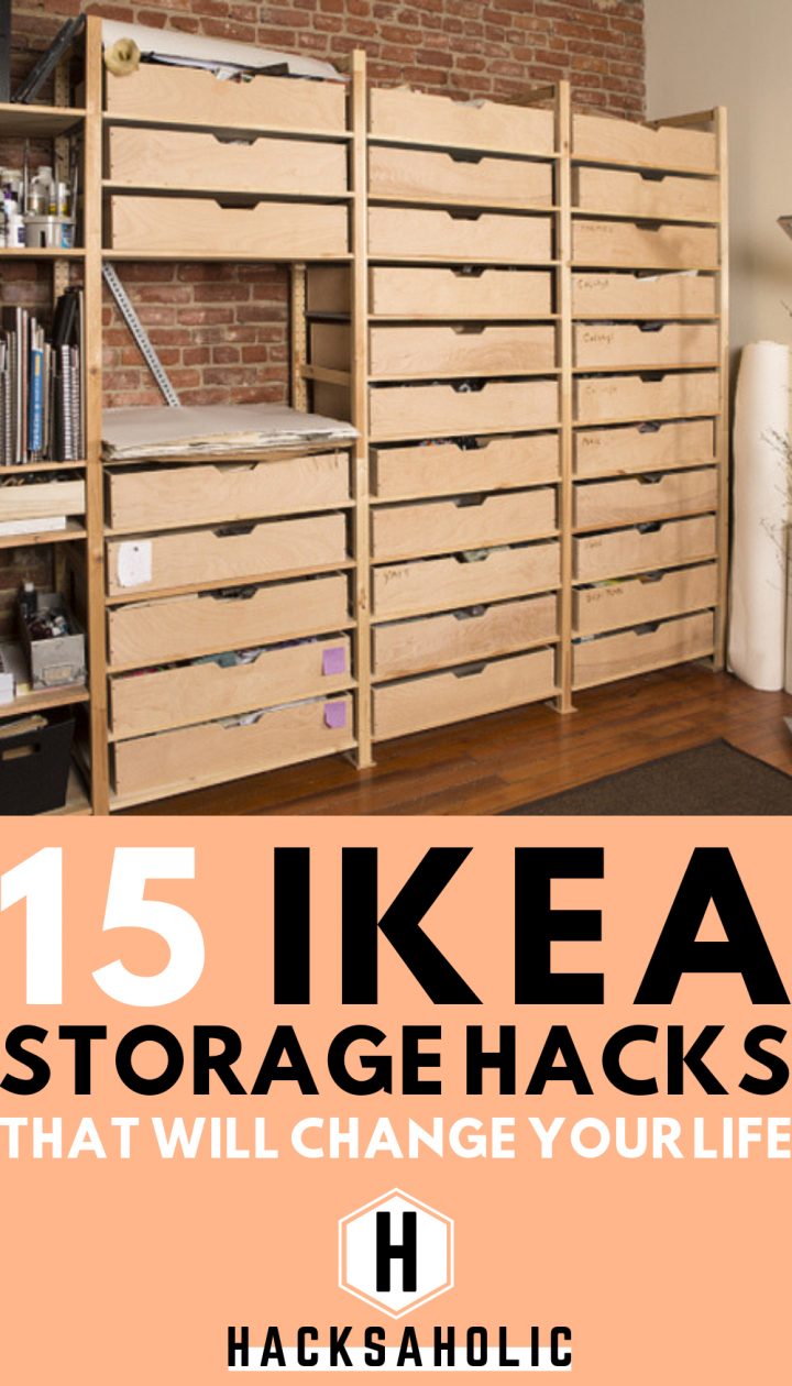 15 Ikea Storage Hacks That Will Change Your Life intérieur Rangement Cd Ikea