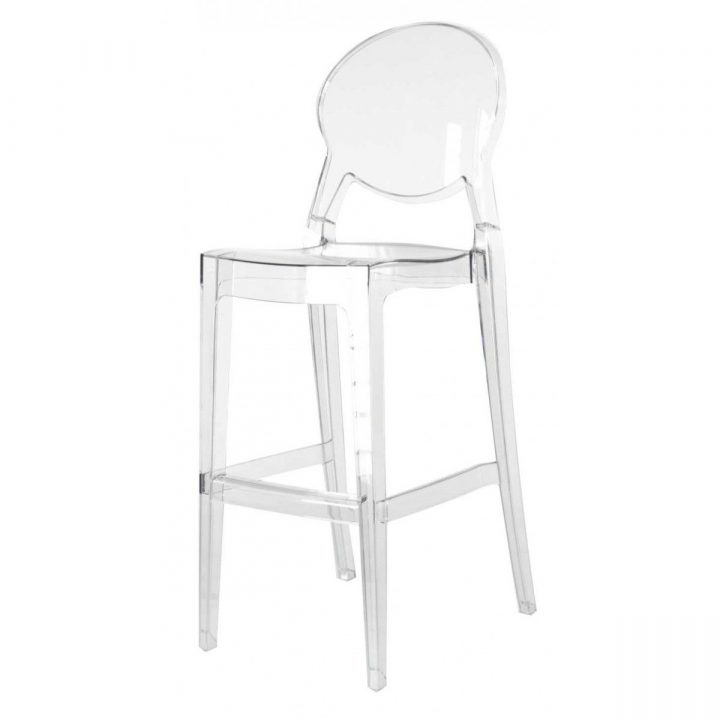 2 X Tabouret De Bar Transparent Polycarbonate – Igloo à Chaises Transparentes Castorama