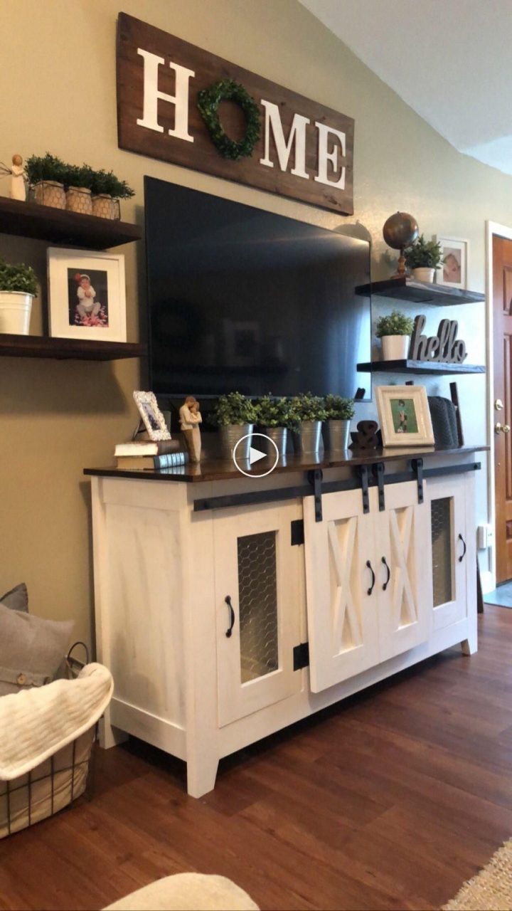 28+ Impressionnant De Bricolage Meuble Tv Idées De Plans encequiconcerne Meuble Tv Farmhouse