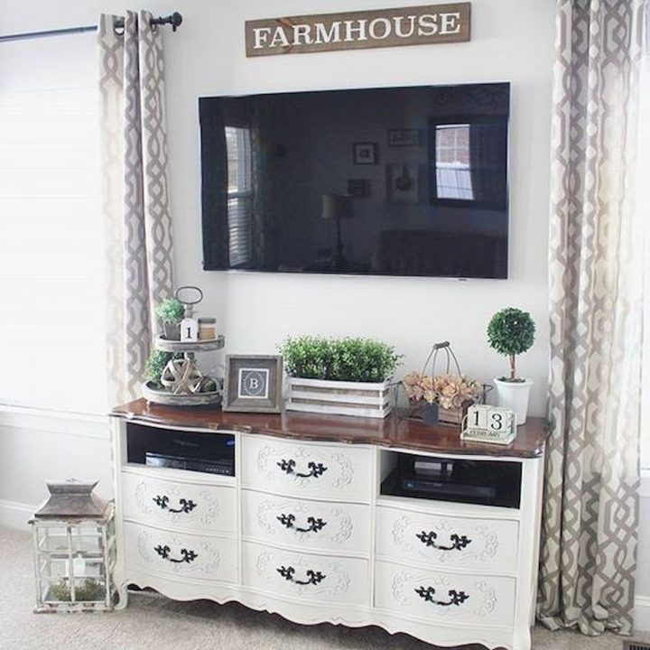 60 Beautiful Farmhouse Tv Stand Design Ideas And Decor (44 avec Meuble Tv Farmhouse 60 Beautiful Farmhouse Tv Stand Design Ideas And Decor (44 avec Meuble Tv Farmhouse