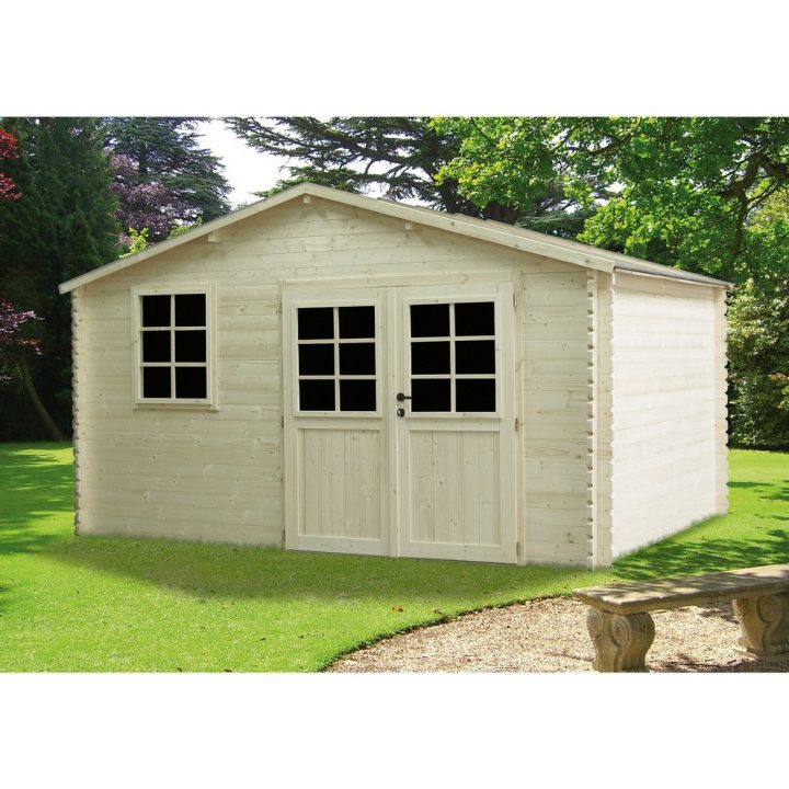 Abri De Jardin Madeira 3,98X2,98M Bois – Miha dedans Abri De Jardin Avec Pergola Castorama Abri De Jardin Madeira 3,98X2,98M Bois – Miha dedans Abri De Jardin Avec Pergola Castorama