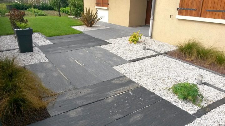 Aménagement Terrain Enrobés Clôture À Gétigné intérieur Idée Aménagement Extérieurentrée Maison Aménagement Terrain Enrobés Clôture À Gétigné intérieur Idée Aménagement Extérieurentrée Maison