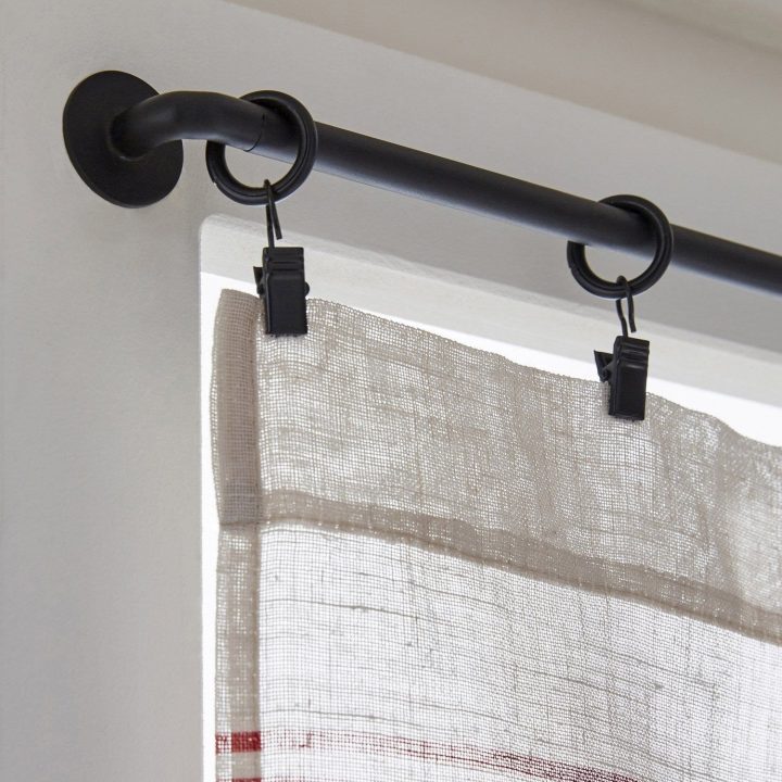 Anneaux Barre De Vitrage 10 Mm Métal Chromé Inspire serapportantà Tringle Industrielle