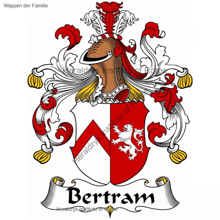 Bertram Familie Heraldik Genealogie Wappen Bertram concernant 30167Idc