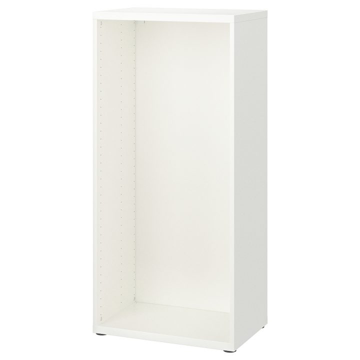 Bestå Structure – Blanc 60X40X128 Cm avec Meuble Profondeur 20 Cm – Ikea