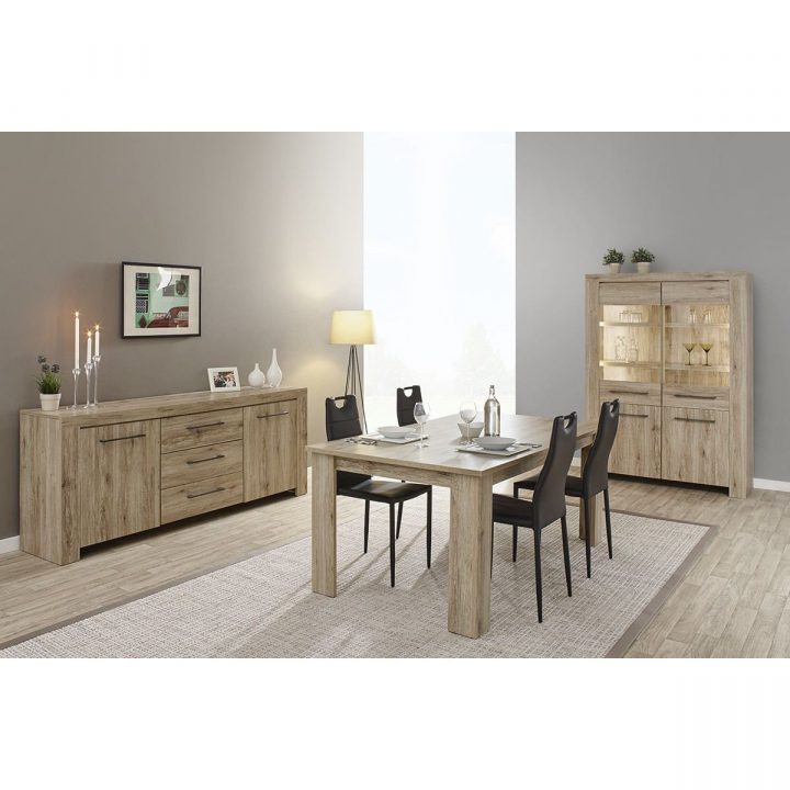 Bilbao – Dressoir 220 Cm destiné Déstockage Salle À Manger Complète