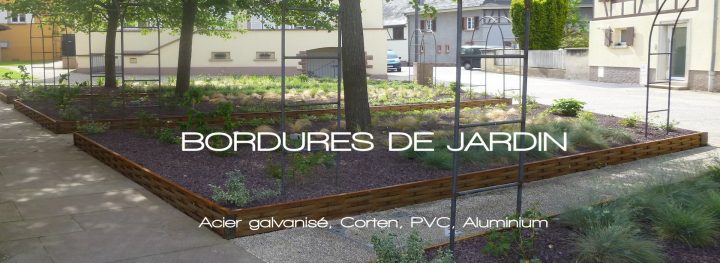 Bordure De Jardin Et Aménagement Du Jardin, Bordure Alu avec Bordure Jardin Acier Corten Jardiland