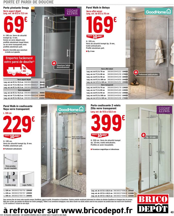 Brico Dépôt Catalogue Actuel 03.07 – 23.07.2020 [43 destiné Roulette Pour Porte Coulissante Brico Depot