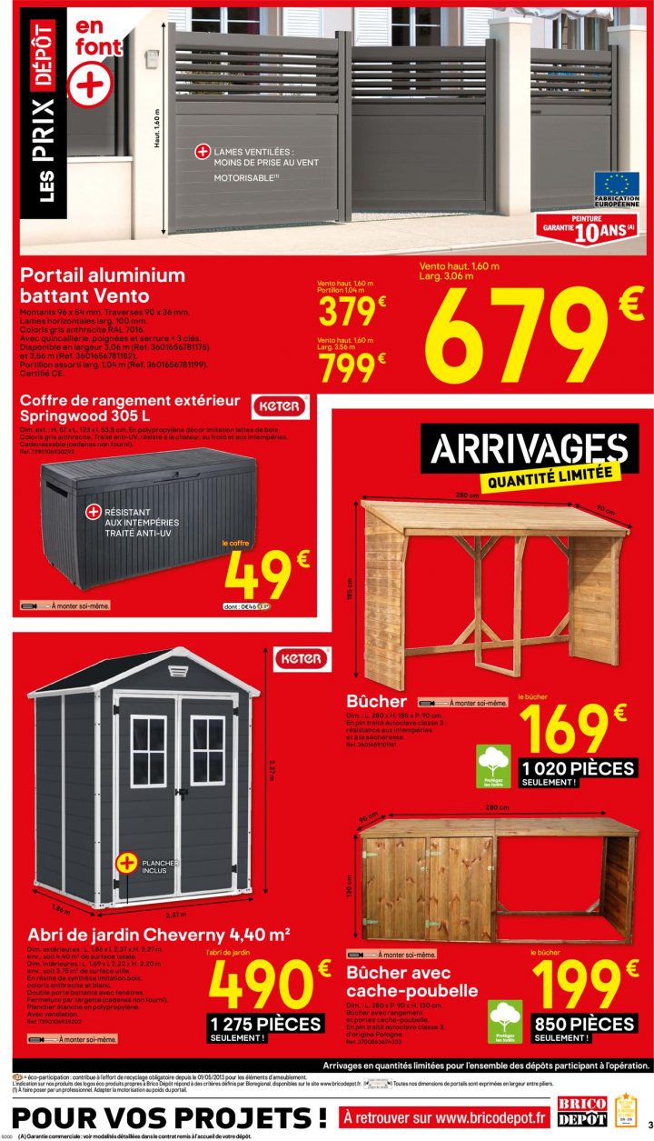 Brico Dépôt Catalogue Actuel 09.08 – 23.08.2019 [3 intérieur Abri Bûches Brico Depot Brico Dépôt Catalogue Actuel 09.08 – 23.08.2019 [3 intérieur Abri Bûches Brico Depot