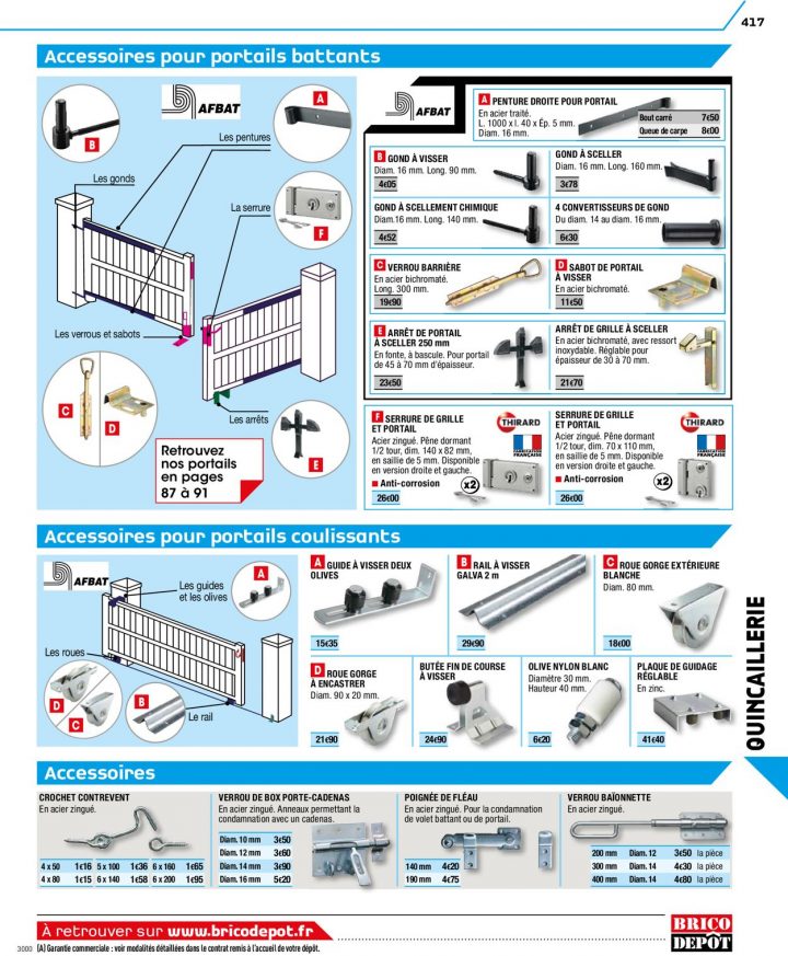 Brico Dépôt Catalogue Actuel 27.03 – 29.05.2020 [417 concernant Roue Pour Portail Coulissant Brico Depot