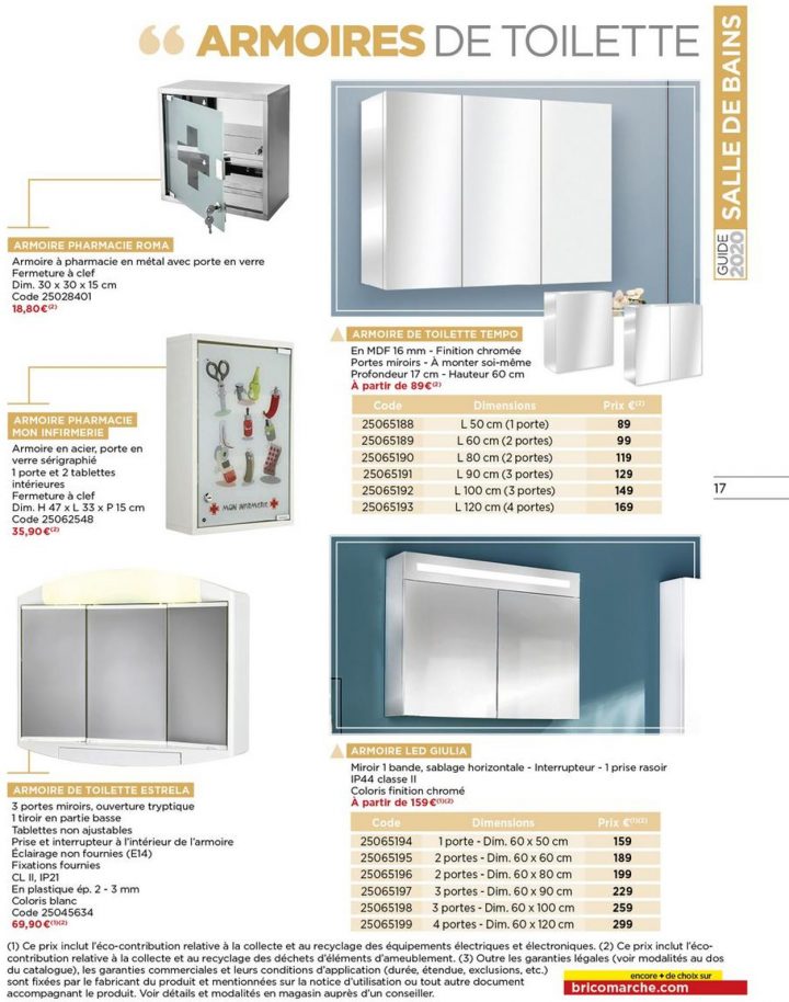 Bricomarché Catalogue Actuel 05.02 – 28.03.2020 [17 encequiconcerne Armoire De Toilette Bricomarché