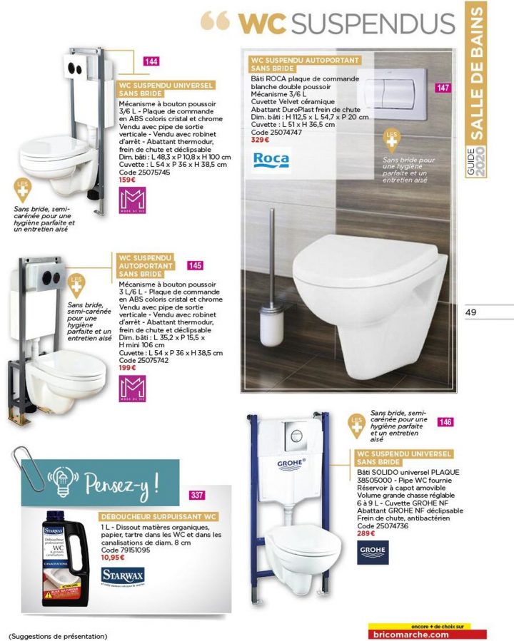 Bricomarché Catalogue Actuel 05.02 – 28.03.2020 [49 à Wc Suspendu Grohe Leroy Merlin Bricomarché Catalogue Actuel 05.02 – 28.03.2020 [49 à Wc Suspendu Grohe Leroy Merlin