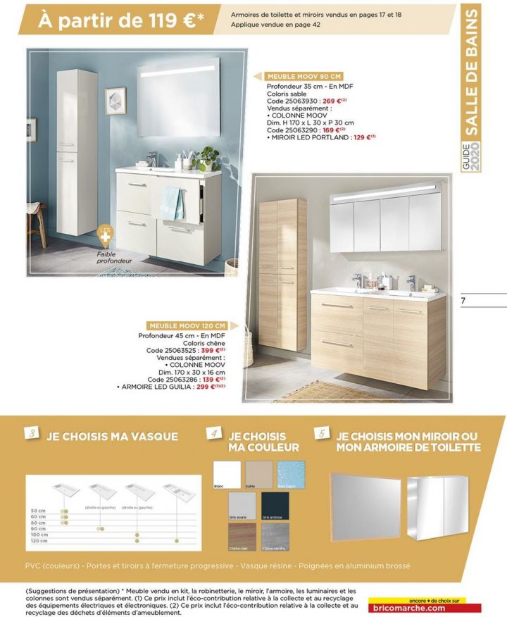 Bricomarché Catalogue Actuel 05.02 – 28.03.2020 [7 à Armoire De Toilette Bricomarché