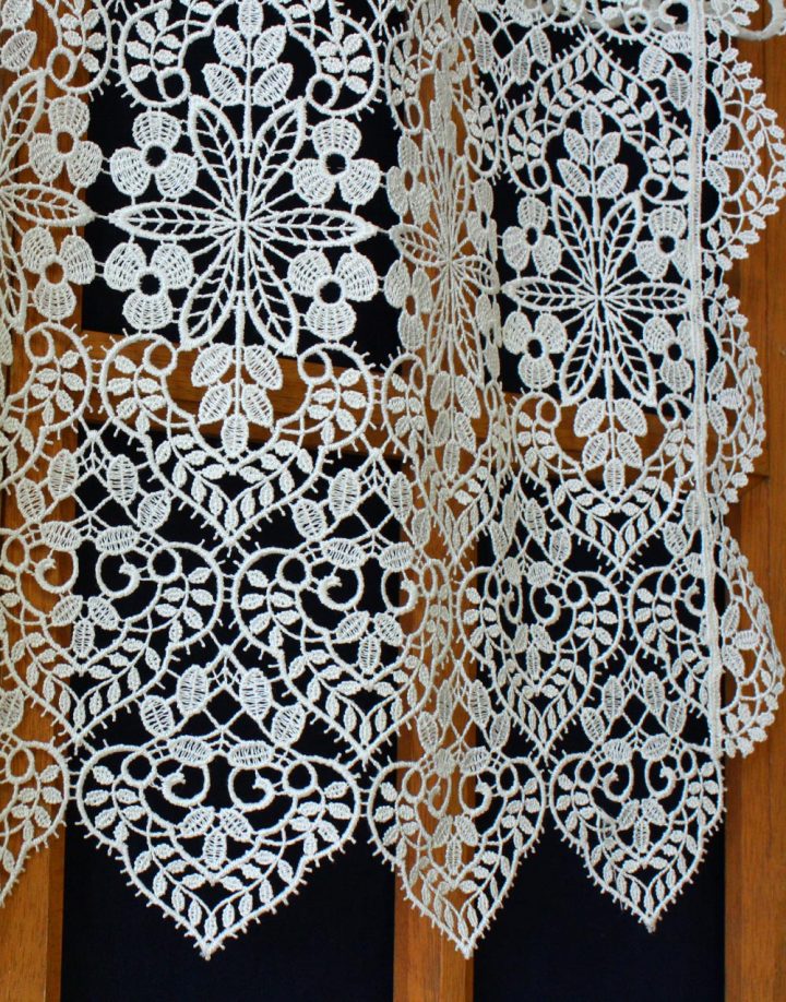 Brise Bise Macramé Aspect Dentelle concernant Brise Bise Macramé Brise Bise Macramé Aspect Dentelle concernant Brise Bise Macramé