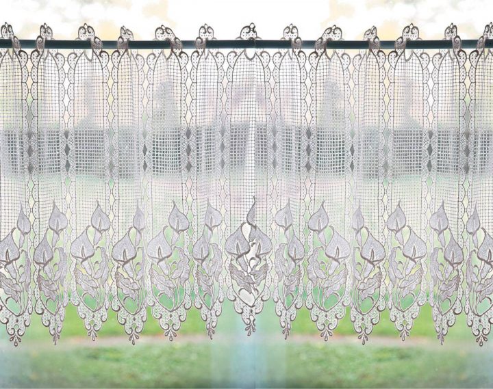 Brise-Bise Macramé Motif Arum | Becquet concernant Brise Bise Macramé Brise-Bise Macramé Motif Arum | Becquet concernant Brise Bise Macramé