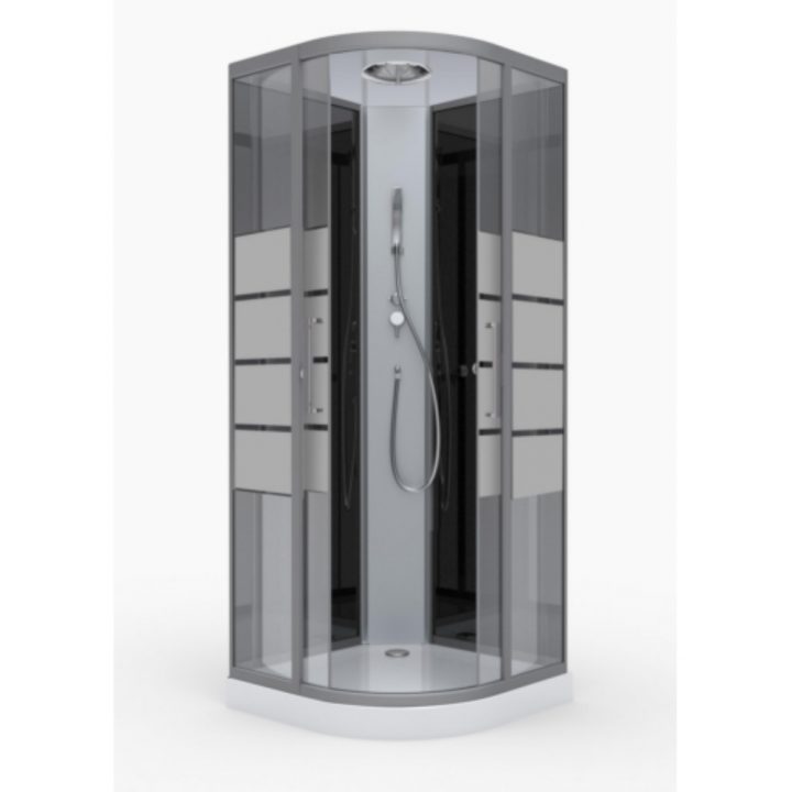 Cabine Carbone Luxe 90X90X230Cm – Cabine De Douche – Cabine destiné Cabine De Douche Luxe