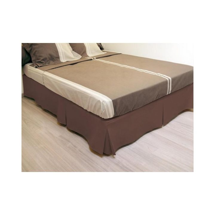 Cache Sommier Microfibre 160X200 Cm Chocolat concernant Cache Sommier Gifi Cache Sommier Microfibre 160X200 Cm Chocolat concernant Cache Sommier Gifi